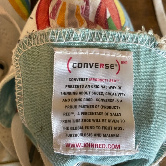 Converse RED Africa Green hi-top Rare!!! - Picture 4 of 7